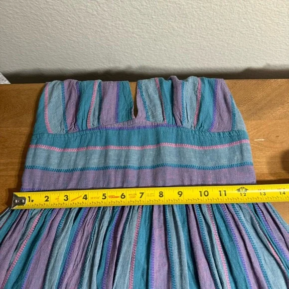 NWT UO Betsey Linen Halter Midi Dress - Picture 7 of 16